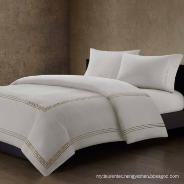 300 thread count 100% cotton embroidery duvet cover bedding set